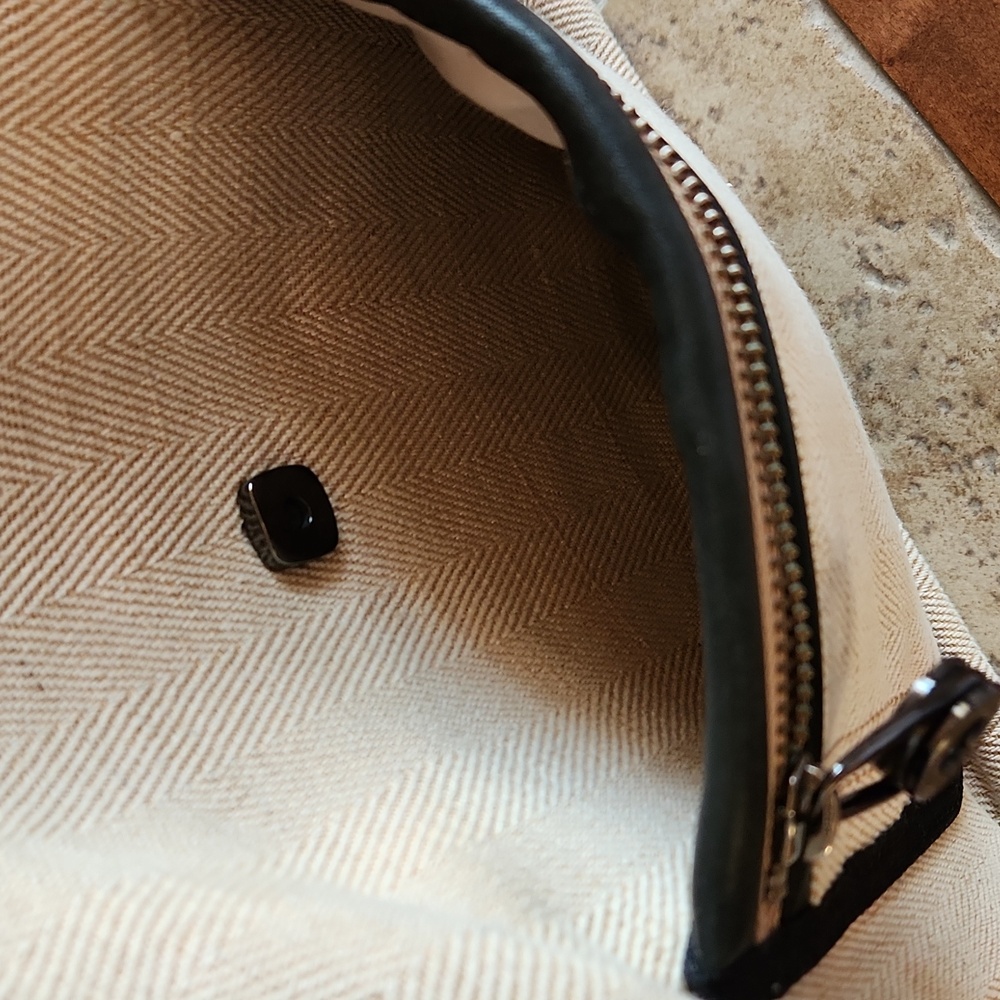 Kipling Tan With Black Accents Shoulder Bag - Picture 14 of 16